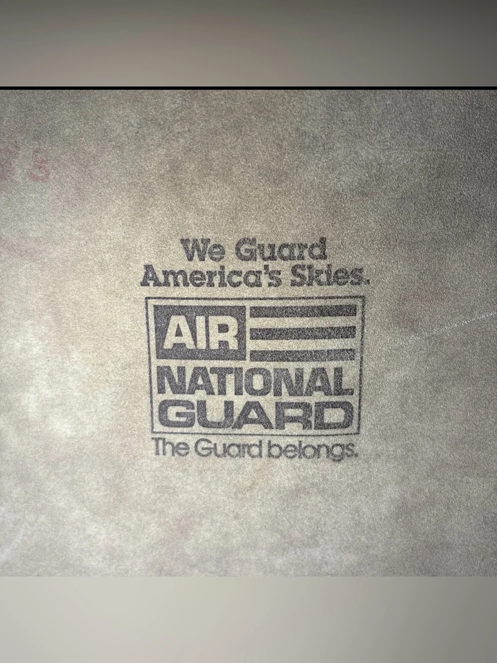 Vintage Air National Guard Leather Portfolio “We Guard America’s Skies” Folder